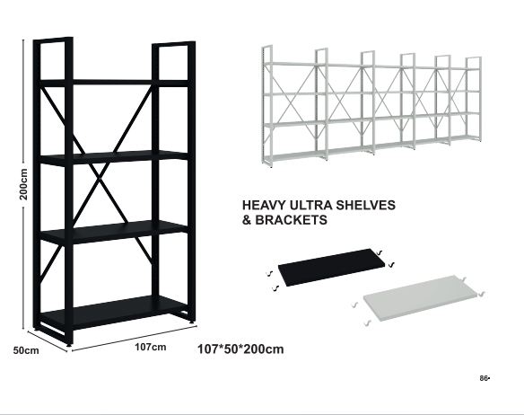 Loại Ultra Heavy Shelves